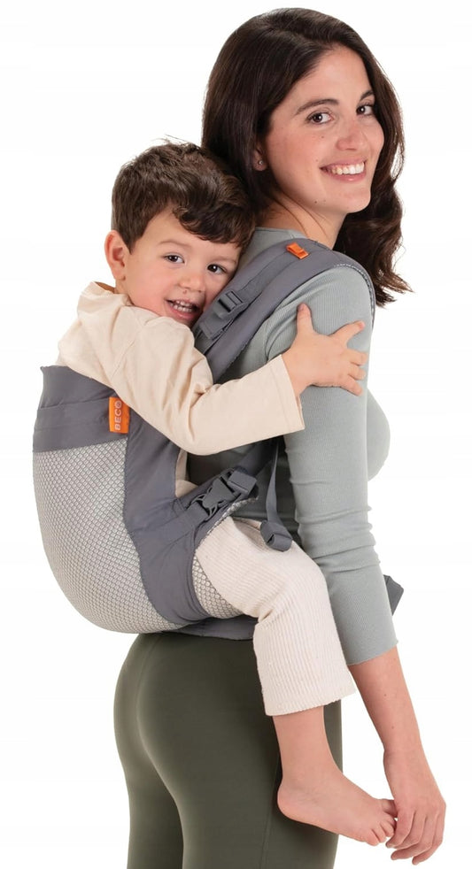 BECO TODDLER marsupiu cu cataramă 9-27kg mesh 3D