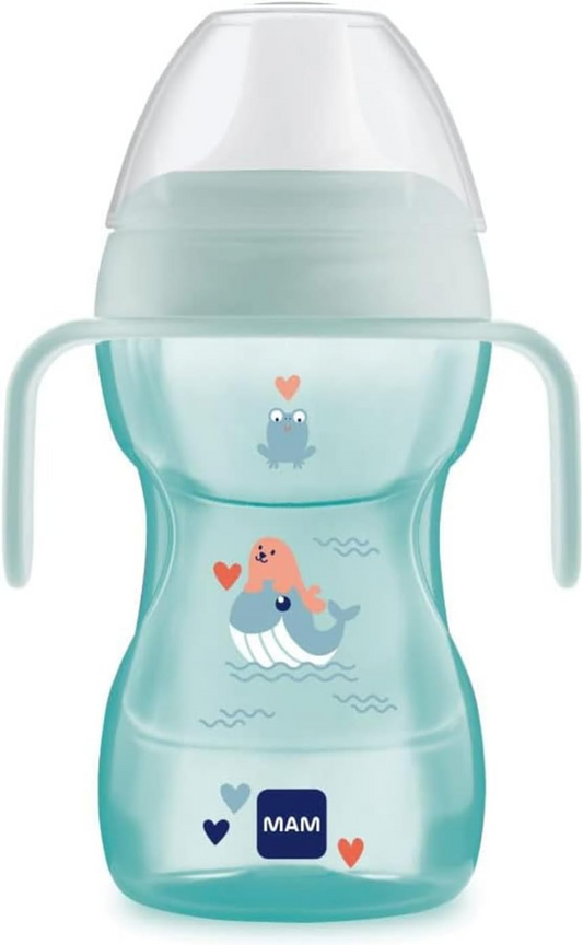 MAM Fun To Drink Cup lekvrije beker met tuit 270 ml 8 m+