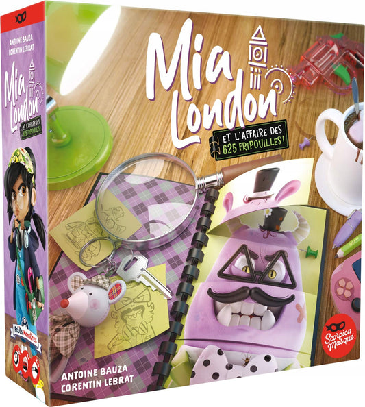 SCORPION MASQUE gra planszowa dla 4 osób MIA LONDON wersja francuska