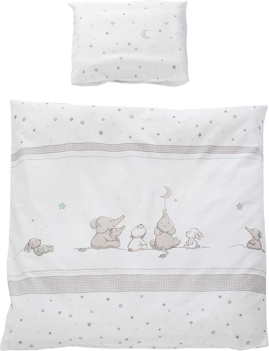 ROBA set de lenjerie de pat 2 piese MAGIA STELELOR 80x80 / 40x35