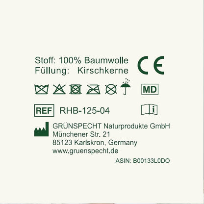 GRUNSPECHT cseresznyemaggal töltött melegítőpárna kutya formában