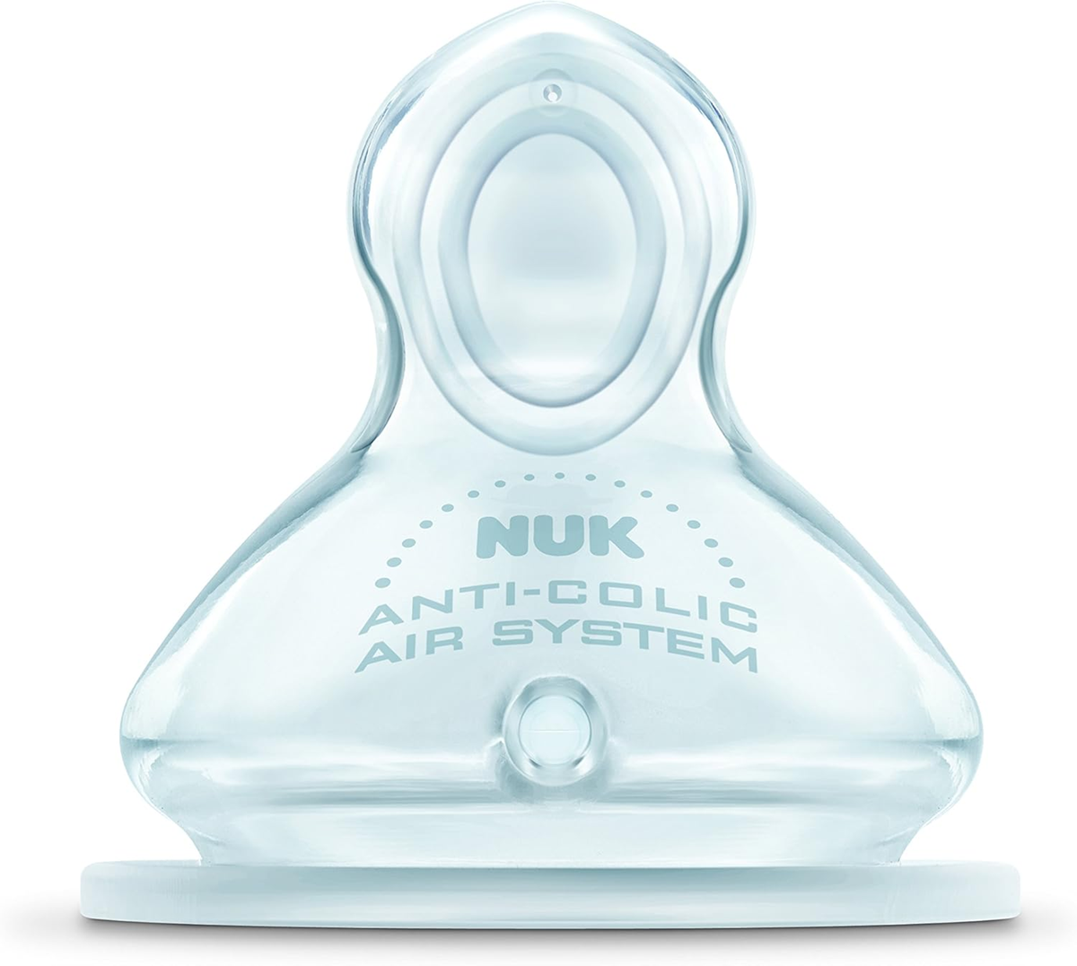 NUK First Choice+Size XL bottle teat x2Age 6-18 monthssiliconeBPA and BPS freeNew condition, damaged packaging