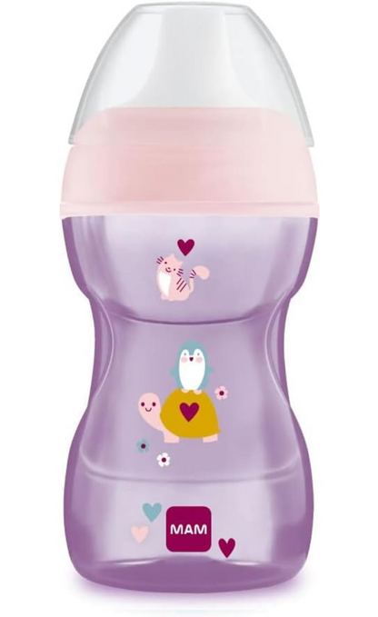 Cana MAM Fun To Drink Cup cu tetină anti-picurare 270 ml 8 luni+