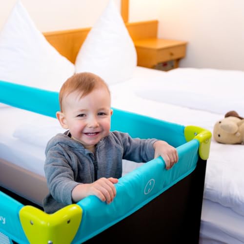 Hauck Dream N Play pătuț de călătorie Waterblue 120 x 60 cm