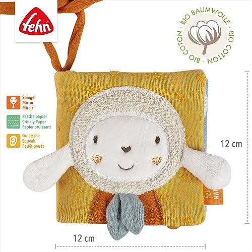 Fehn fehnNATUR książeczka sensoryczna Owieczka 11x11 cm – zdjęcie 2
