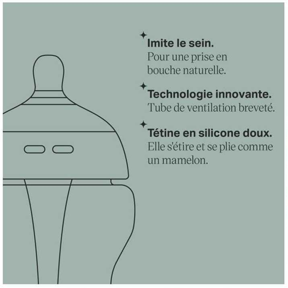 TOMMEE TIPPEE Advanced biberon 260ml ANTI-COLIC 0luni+