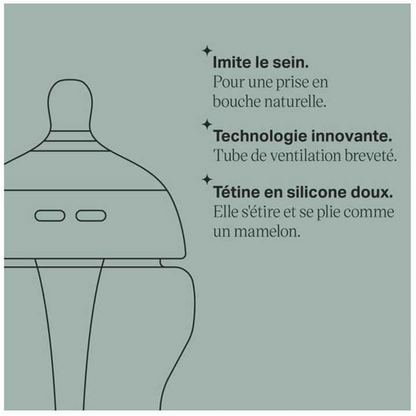 TOMMEE TIPPEE Advanced biberon 260ml ANTI-COLIC 0luni+