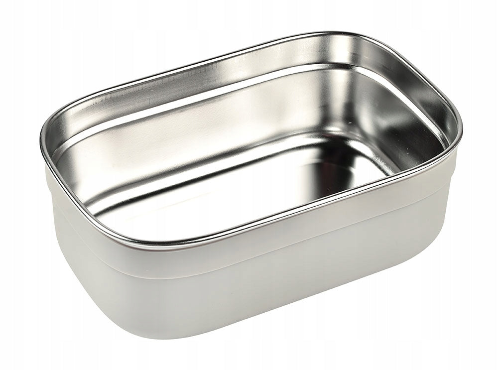 BEABA śniadaniówka lunchbox STAL nierdzewna 760ml z przegrodami, stalowy pojemnik na posiłki