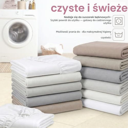 BABYBAY Deluxe Organic cearșaf 89x50 cm alb