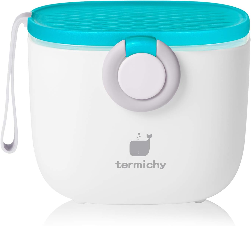 TERMICHYbreastmilk dispenser + measuring cupage 0 +colour white and bluewidth 9.5 cm, length 12 cm, height 10