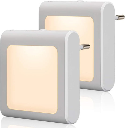 EMOTIONLITE LED-Nachtlicht für die Steckdose 7x7 cm 2 Stück