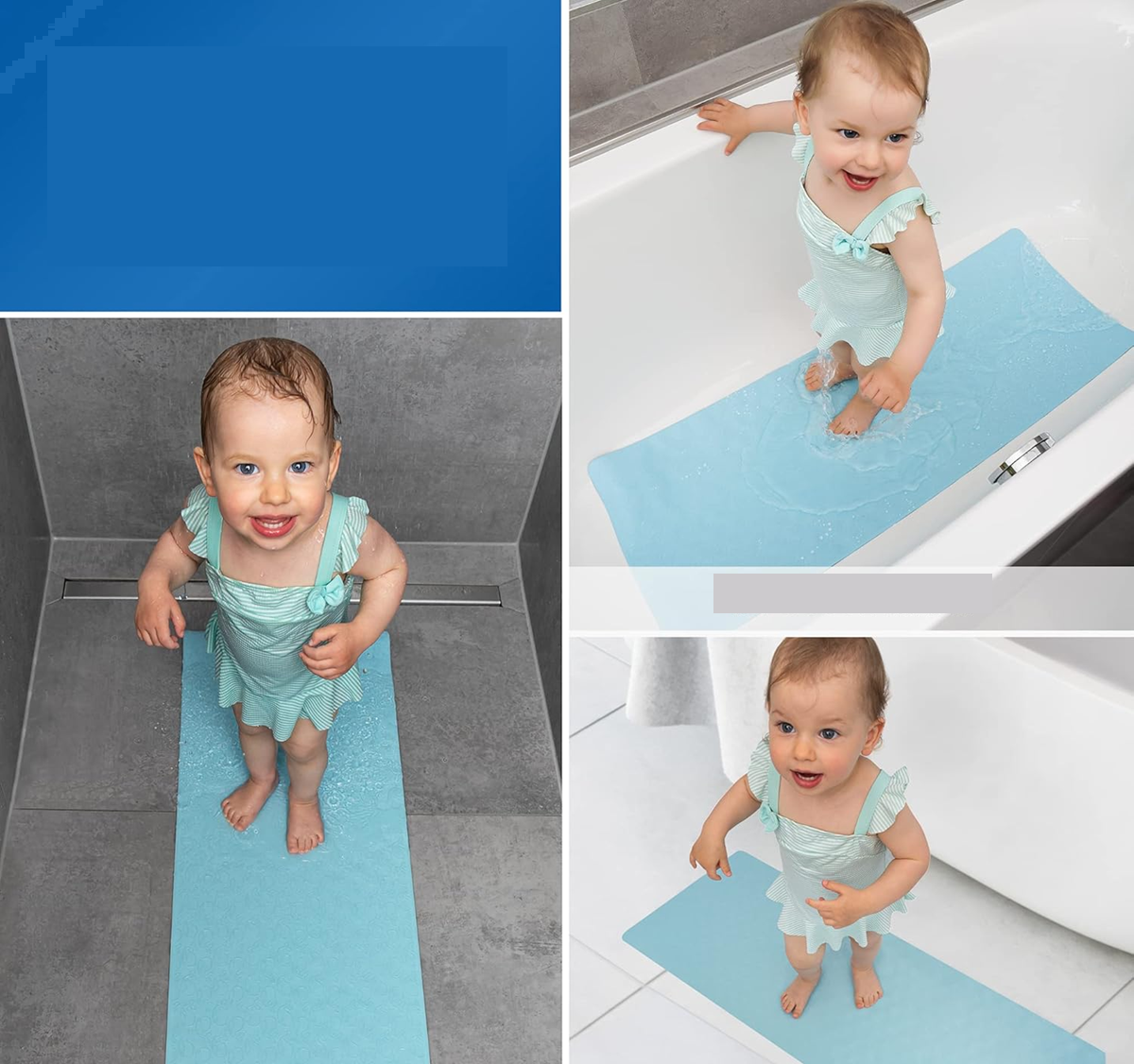 REER MyHappyBath XXL mata antypoślizgowa do wanny i pod prysznic 36x97 cm