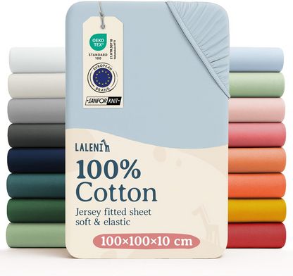 LALENI cearșaf cu elastic 100x100