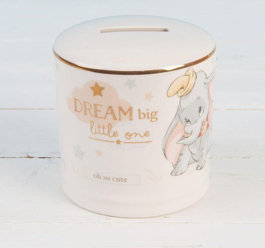WIDDOP & Co Disney Keramik-Spardose Elefant Dumbo 8,5 x 8,5 cm