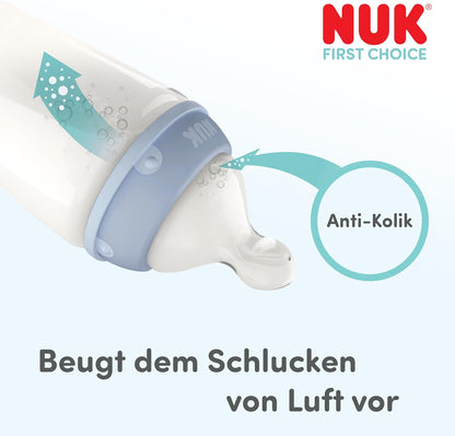 NUK First Choice smoczki do butelki od 6 mies. Flow Control 2 szt.