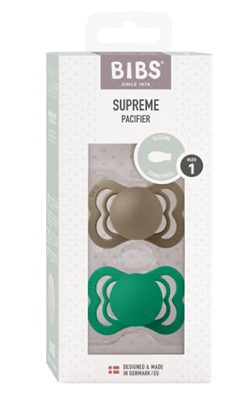 BIBS SUPREME silikónové cumlíky na upokojenie 0-6 mes. SYMETRICKÉ