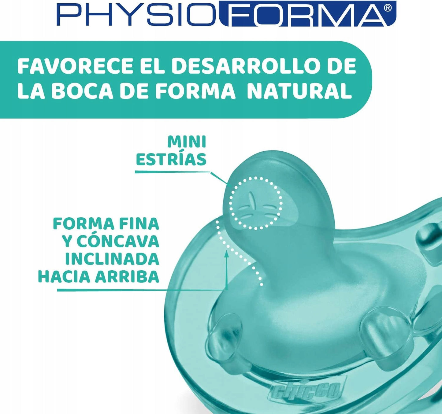CHICCO PhysioForma SOFT suzetă x2 6-16 luni