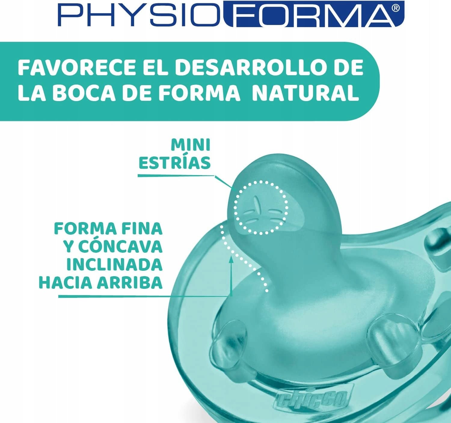 CHICCO PhysioForma SOFT suzetă x2 6-16 luni