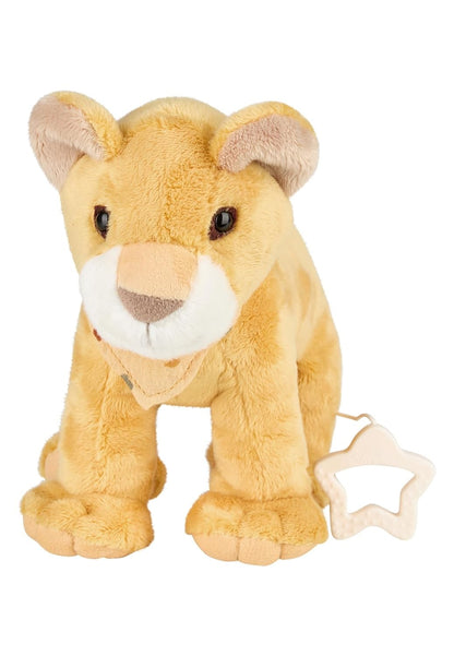 STERNTALER Leul Leo, jucărie de îmbrățișat cu mecanism muzical „Bunicule Nisipos” 24 cm