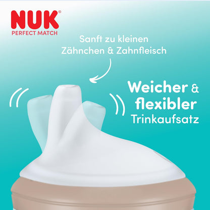 NUK Perfect Match kubek niekapek 150ml 6m+ ŚWIECI W CIEMNOŚCI