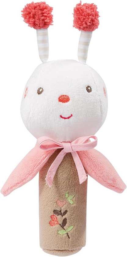 FEHN Garden Dreams jucărie de pluș cu piuitoare ALBINĂ 19 cm