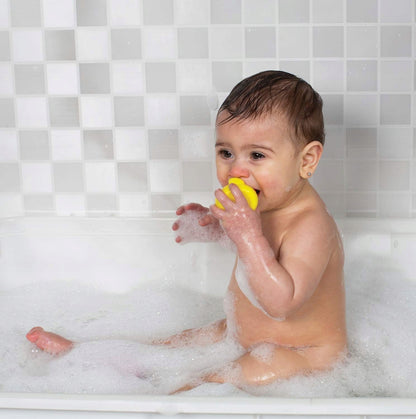 PLAYGRO Bright Baby Duckies gumowe kaczki do kąpieli 6 m+ 4 sztuki