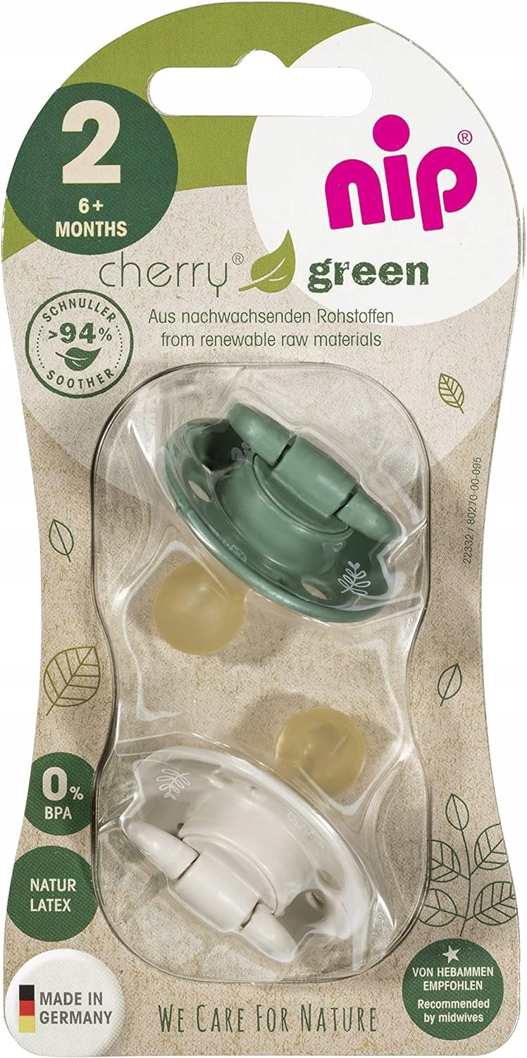 NIP CHERRY smoczek uspokajający x2 6msc+