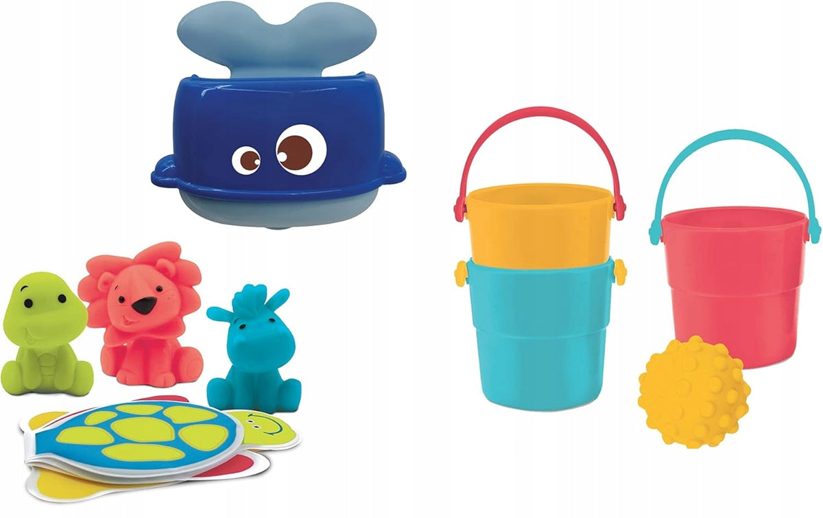 Set de jucării pentru baie LUDI, 9 piese