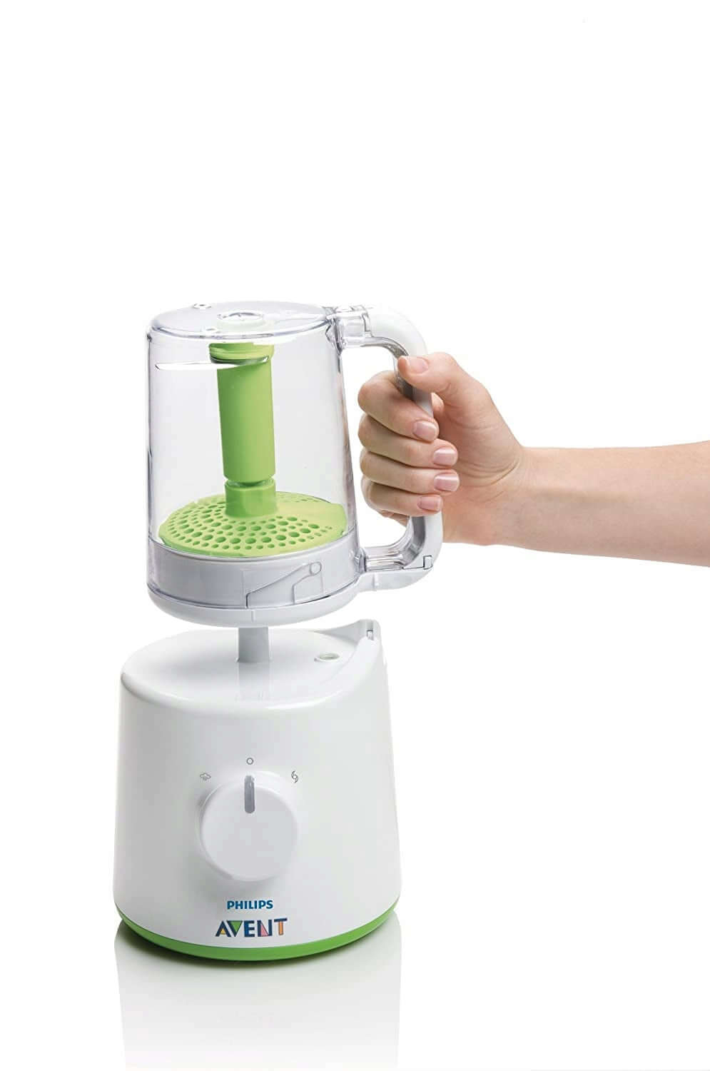 PHILIPS AVENT SCF870/20 2w1 parowar mikser 800 ml biały, z pojemnikiem i uchwytem do przygotowania posiłków dla dziecka