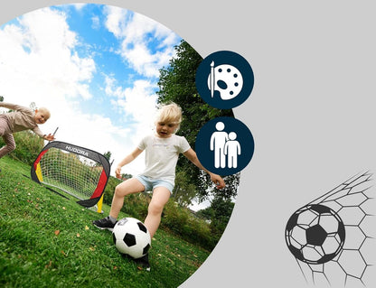 HUDORA branky Pop-Up na fotbal 120x80x80 cm 2 kusy + pouzdro