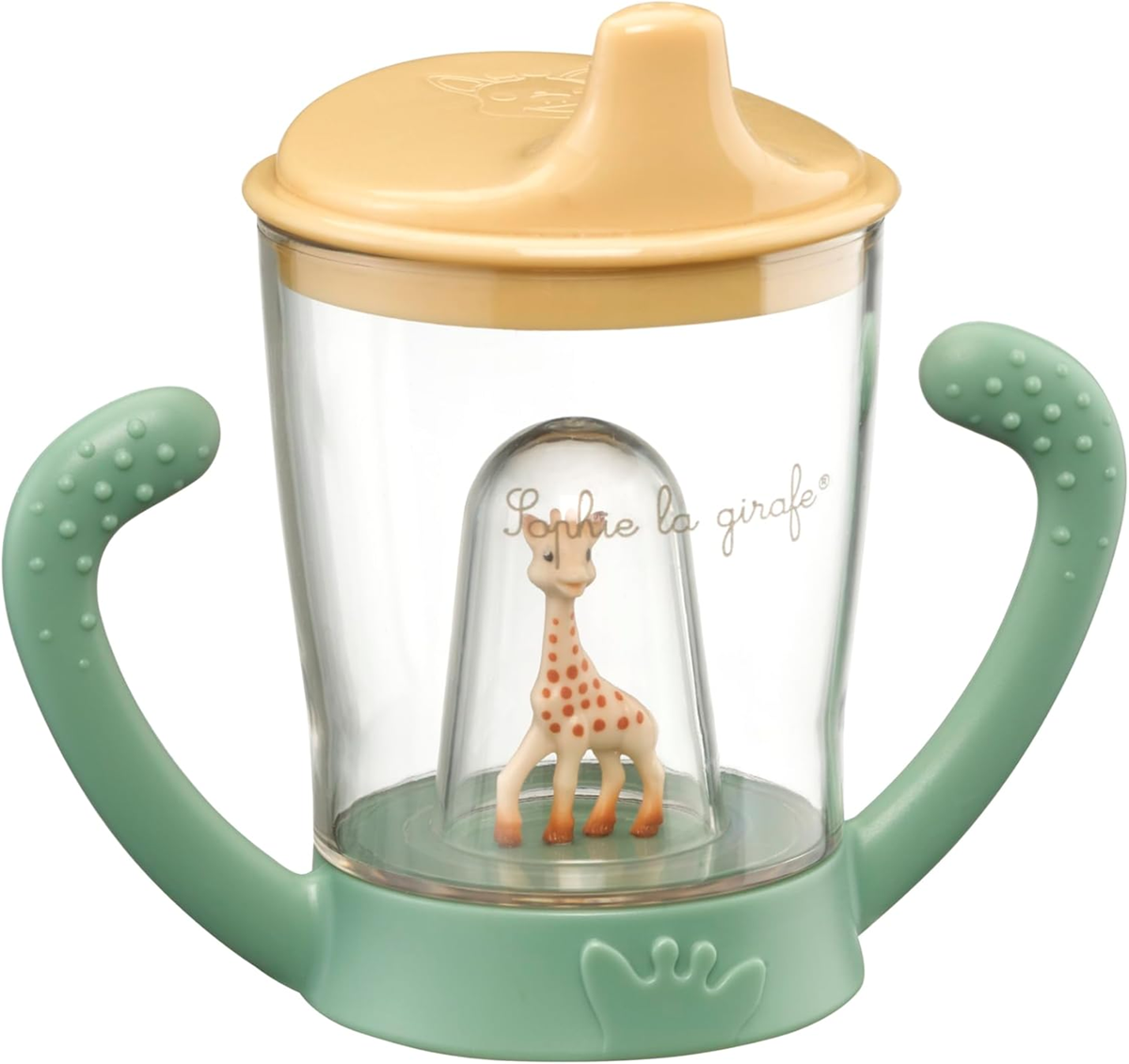VULLI Sophie la Girafe cană anti-picurare cu gură de scurgere 180 ml 6 luni+