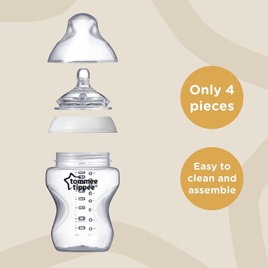TOMMEE TIPPEE set de 6 biberoane de 260 ml ANTI-COLIC