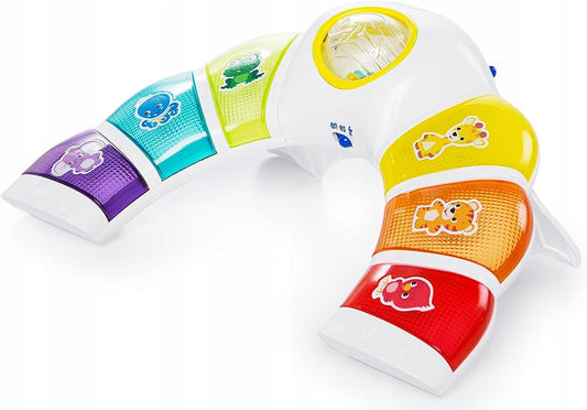 BABY EINSTEIN panel świetlny z grzechotką, melodiami i słowami w 3 językach