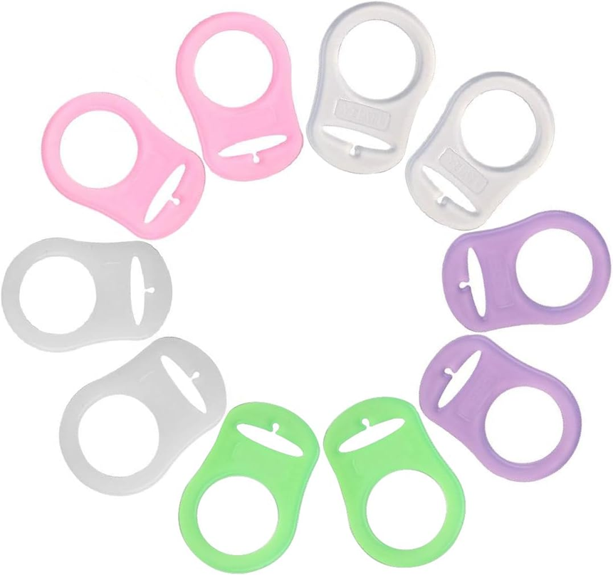 TADIPRI pacifier chain clips x 10