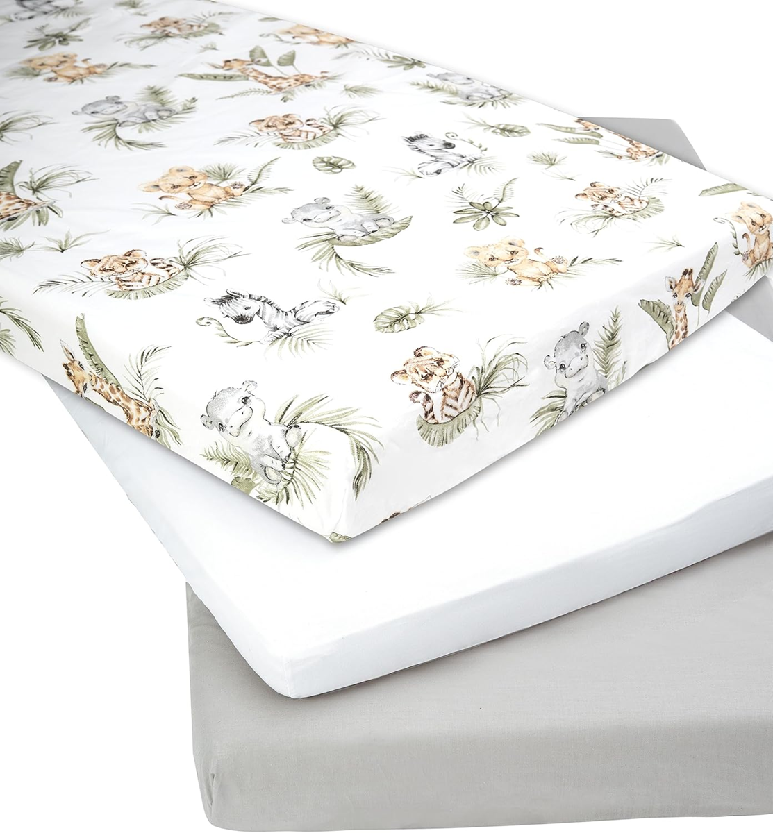 crib sheet x3 60x120 cm