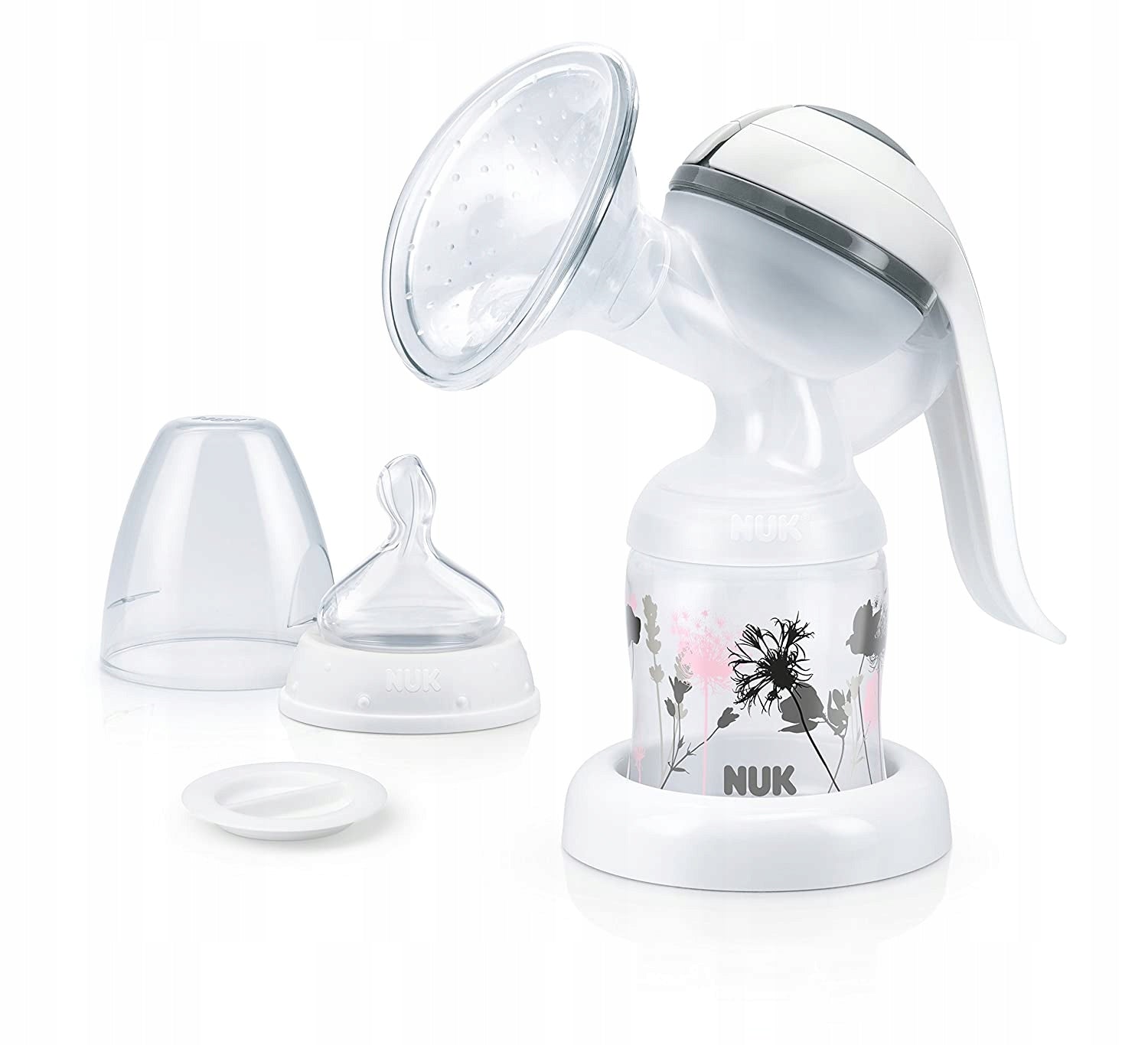 NUK Jolie LAKTATOR RĘCZNY z pojemnikiem na mleko