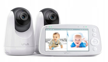 VAVA VA-IH009 monitor video pentru bebeluși 5" + 2 camere controlate de la distanță