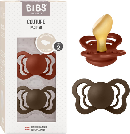 BIBS COUTURE smoczki uspokajające kauczuk 6msc+