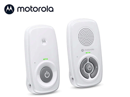 MOTOROLA MBP21 cyfrowa niania elektroniczna DECT 2 – biały zestaw audio z jednostką rodzica i dziecka