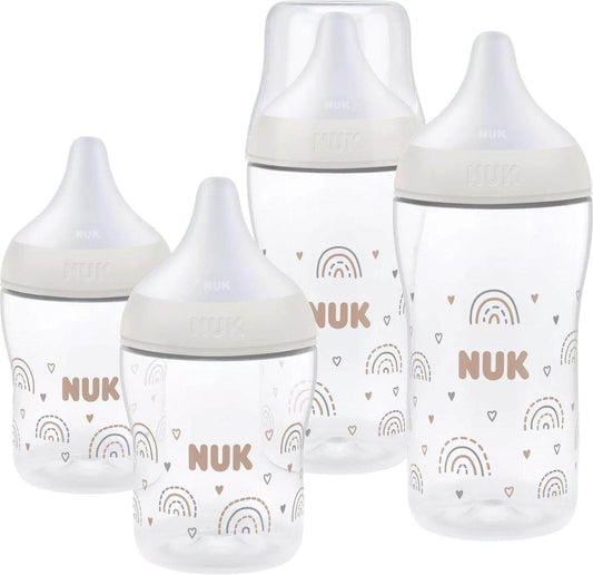 NUK Perfect Match Rainbow zestaw startowy butelki 150 / 260 ml 3m+