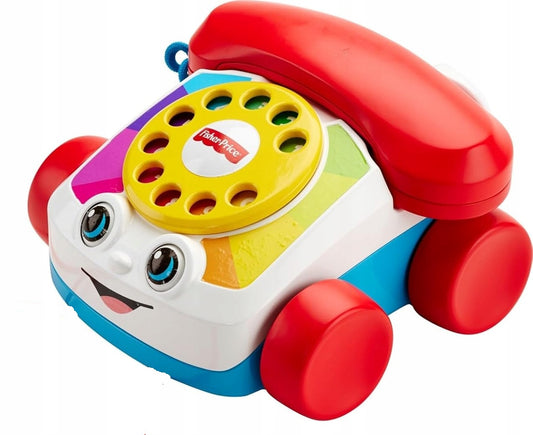 FISHER-PRICEtelephone with spinning wheel and pull cordage 12 m+materials plasticfree of harmful