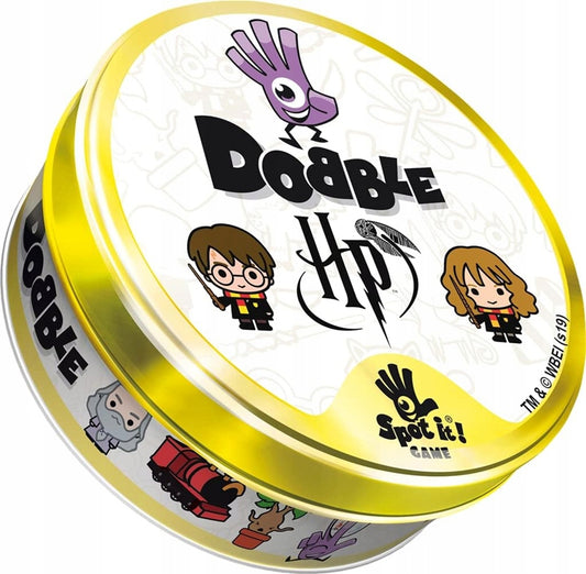 ZYGOMATIC Dobble 55 de cărți + cutie metalică HARRY POTTER