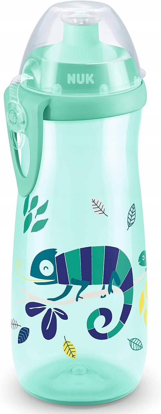 NUK Sports Cup BUTELKA 24 m+ ustnik push-pull 450 ml EFEKT KAMELEONA