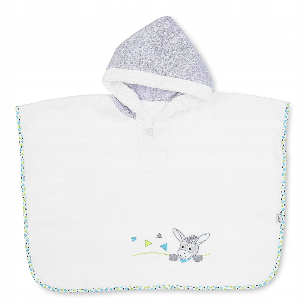 STERNTALER poncho cu glugă Măgăruș 50x70