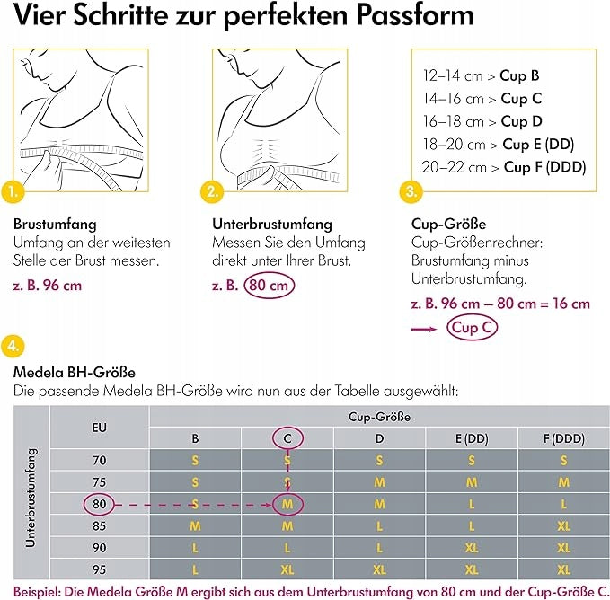 MEDELA biustonosz do karmienia i odciągania pokarmu 3w1 z wkładkami L
