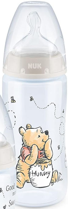 NUK First Choice+ Winnie de Pluș biberon 300 ml 6-18 luni tetină M