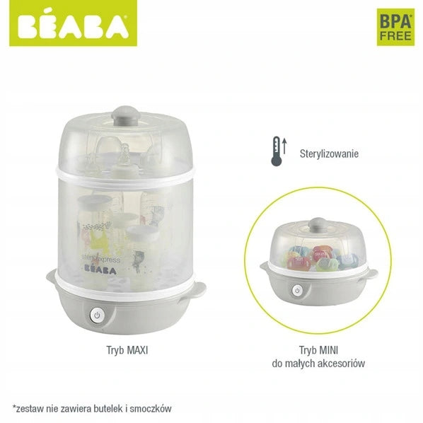 BEABA Steril'Express 2 în 1 sterilizator cu abur