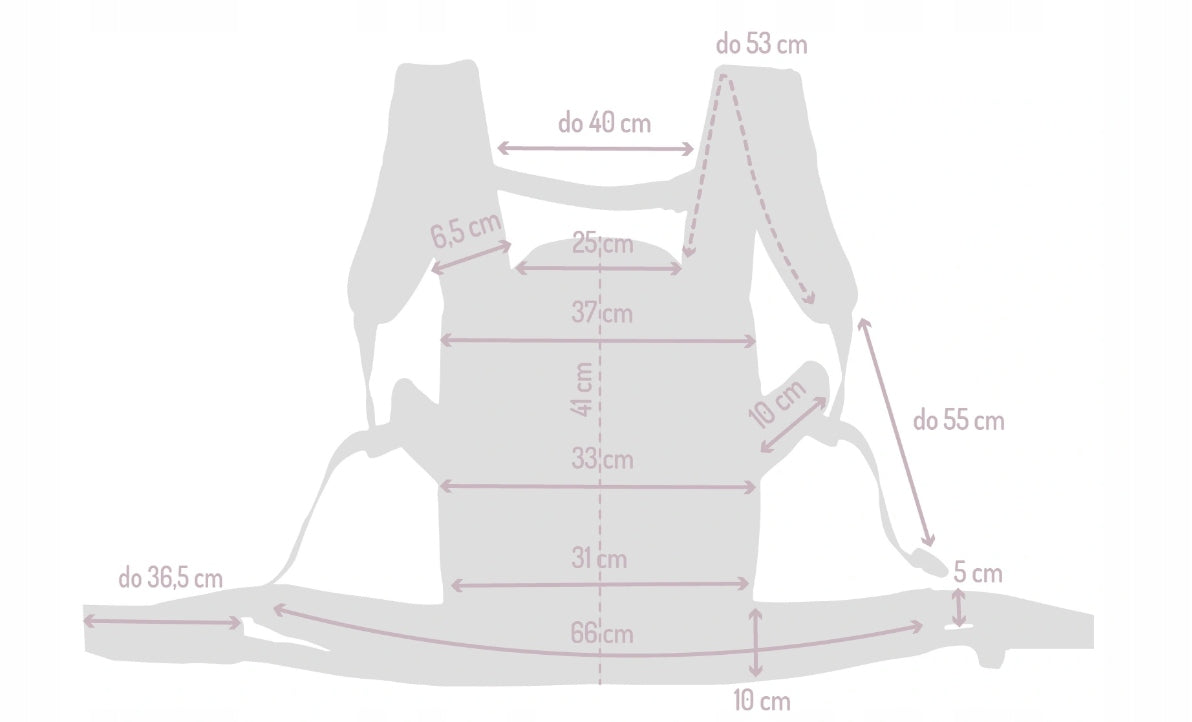 MOMI COLLETE ergonomic baby carrier from 3 months up to 20 kg
