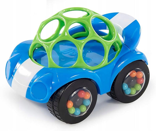 BRIGHT STARTS Oball Rattle & Roll jeżdżący samochód z grzechotką