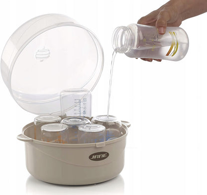 JANE Maternity sterilizator pentru cuptorul cu microunde + clești